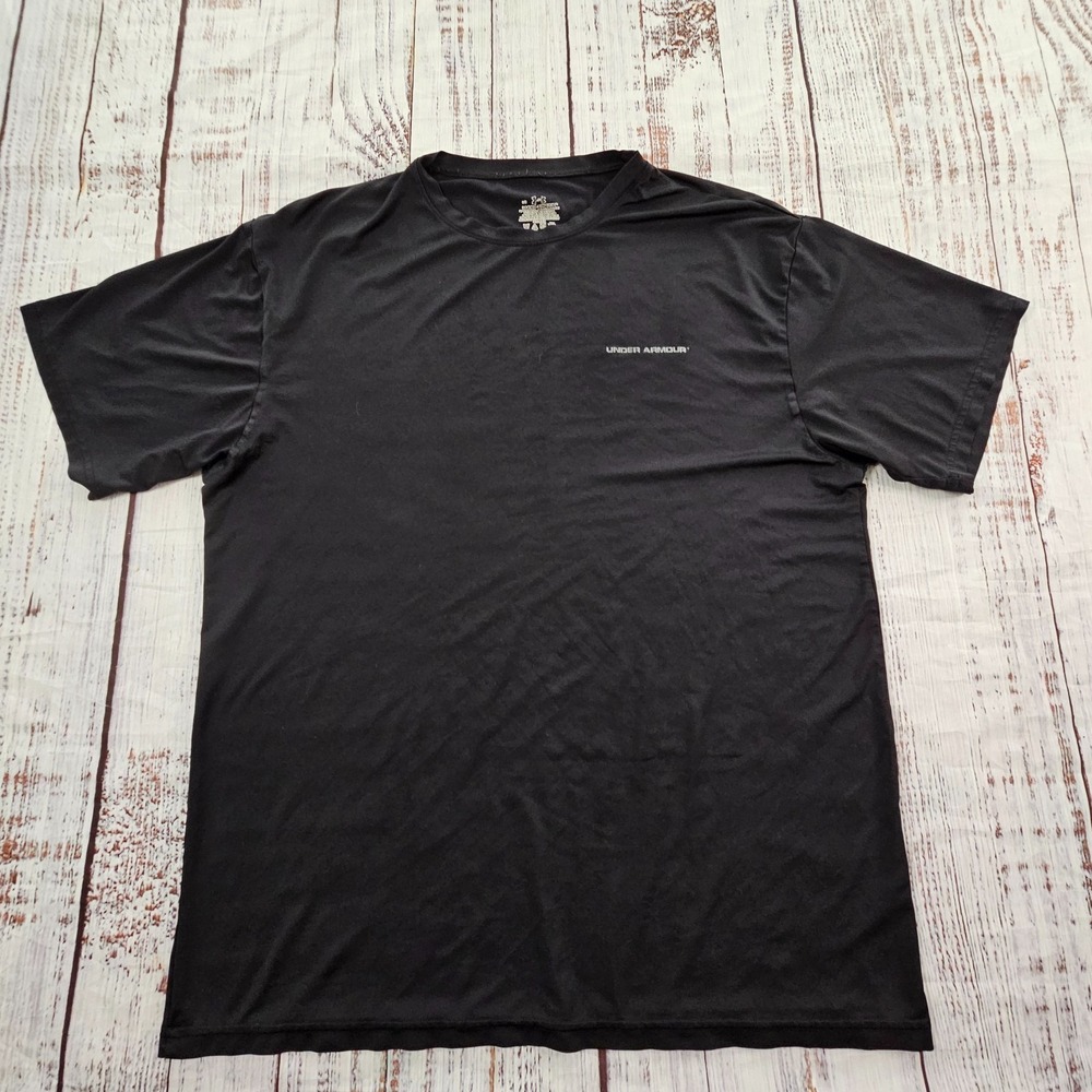 Under Armour Black Short Sleeve Performance T-Shirt Men's L